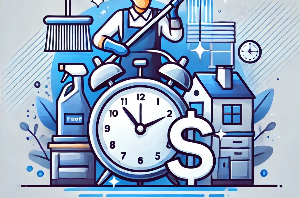 What is the minimum hourly rate for a cleaner?