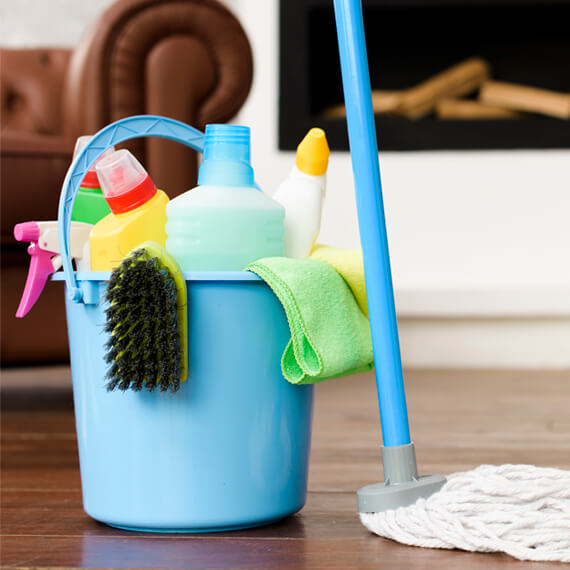 General home cleaning for a tidy and organized living space