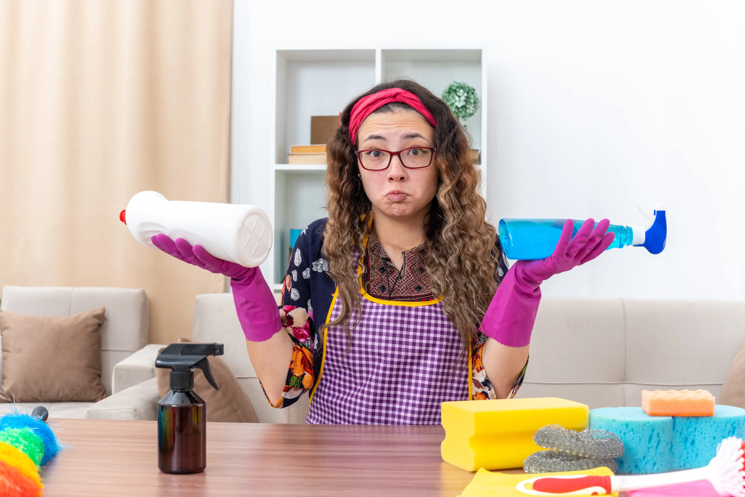 Professional cleaner showing common mistakes to avoid before deep cleaning service