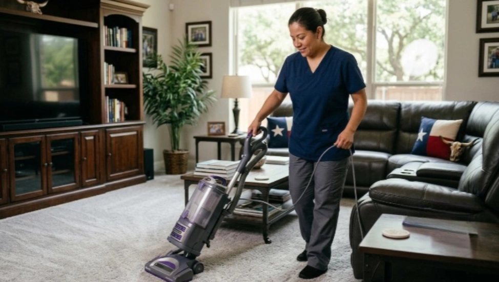 Professional house cleaning cost in Texas home