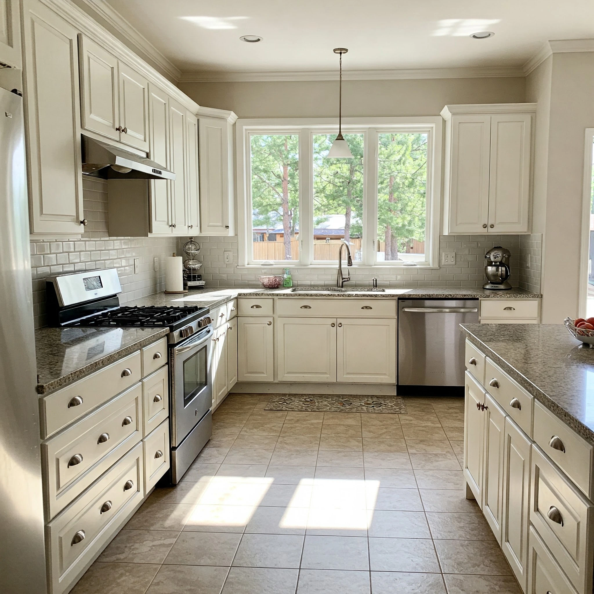 Sparkling-Clean-Kitchen-CR-Maids-Castle-Rock Clean kitchen after CR Maids cleaning in Castle Rock.