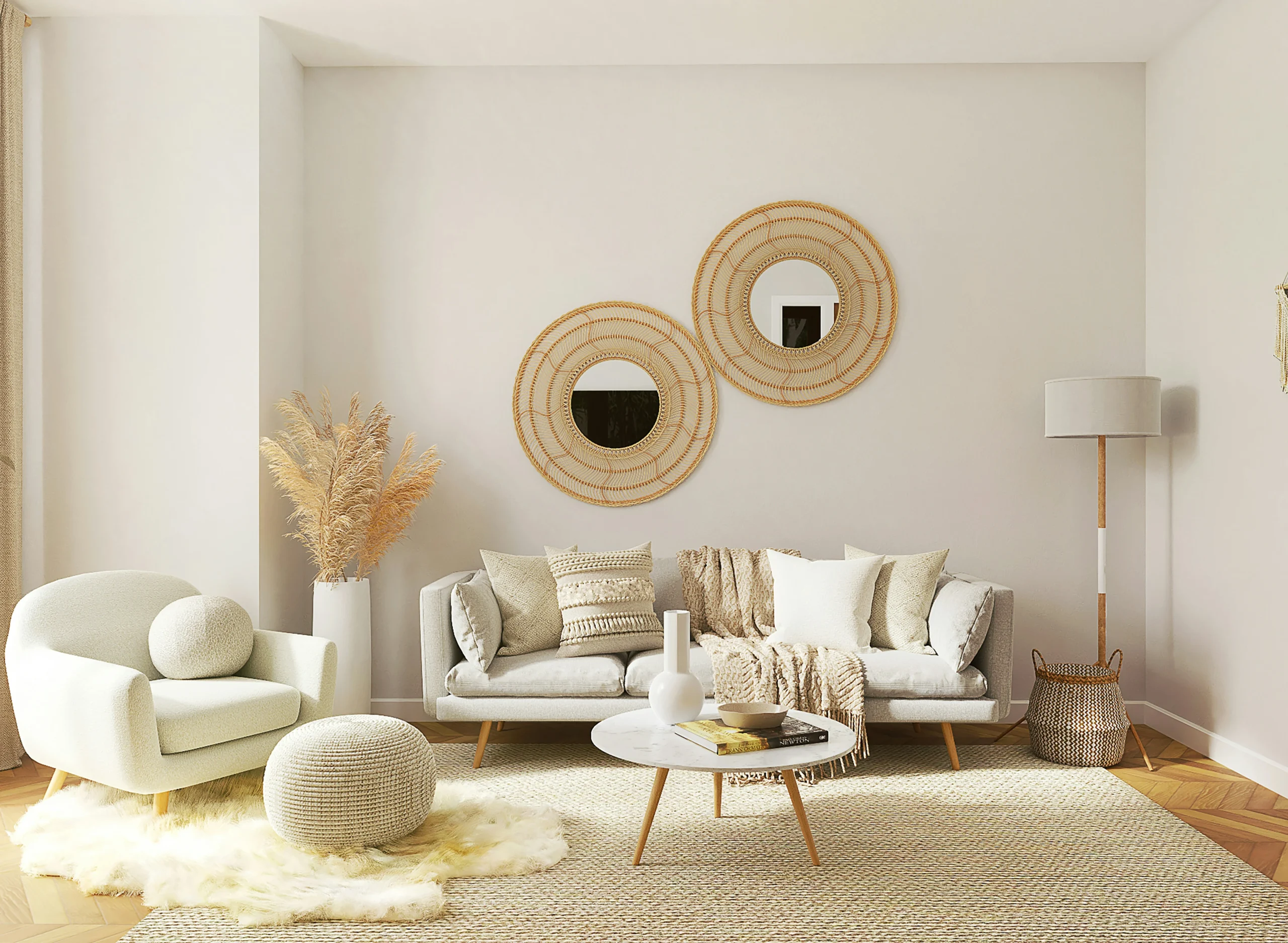 Clean Living Room