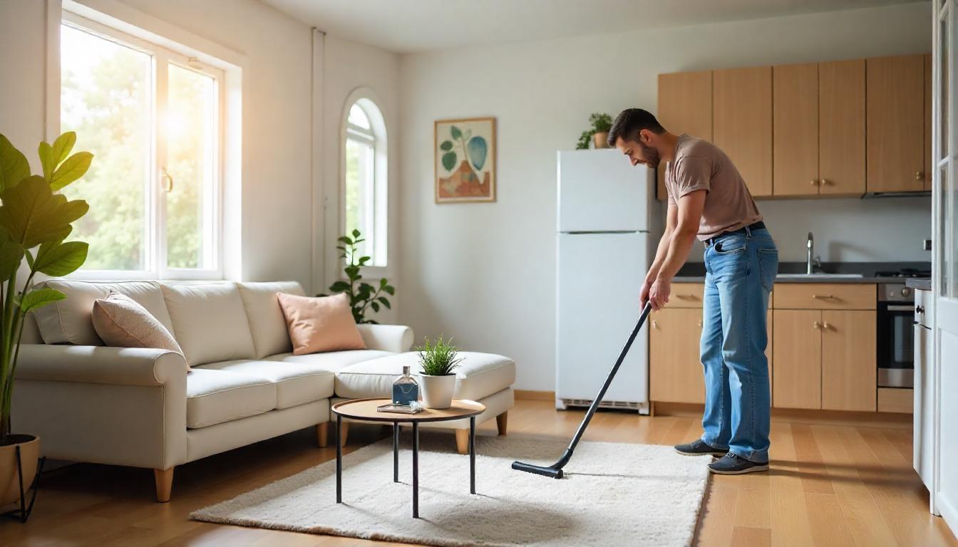 Apartment Cleaning Solutions for Colorado’s Dry Air Clean apartment with dust-free furniture and well-maintained wood surfaces in Colorado’s dry climate.