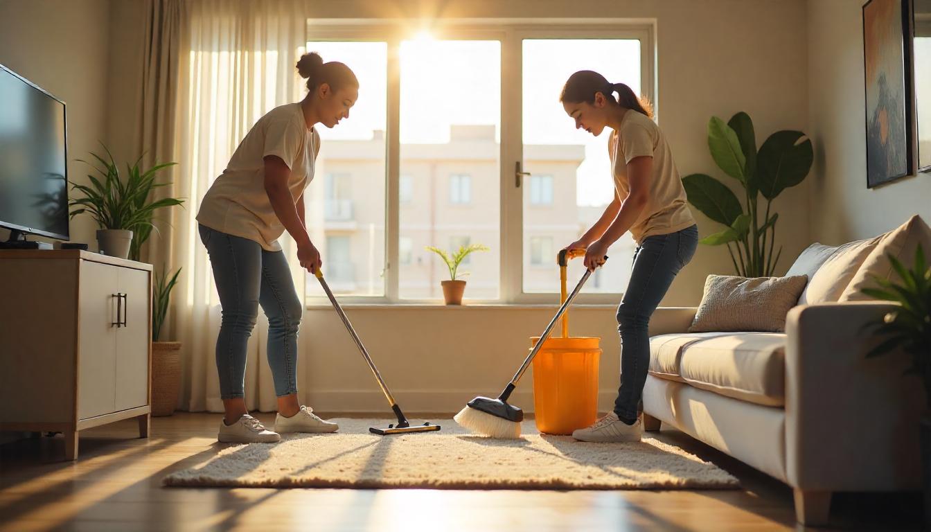 Best Apartment Cleaning Service in Colorado – Professional Home Cleaning Professional apartment cleaner in Colorado using eco-friendly products for a deep clean.