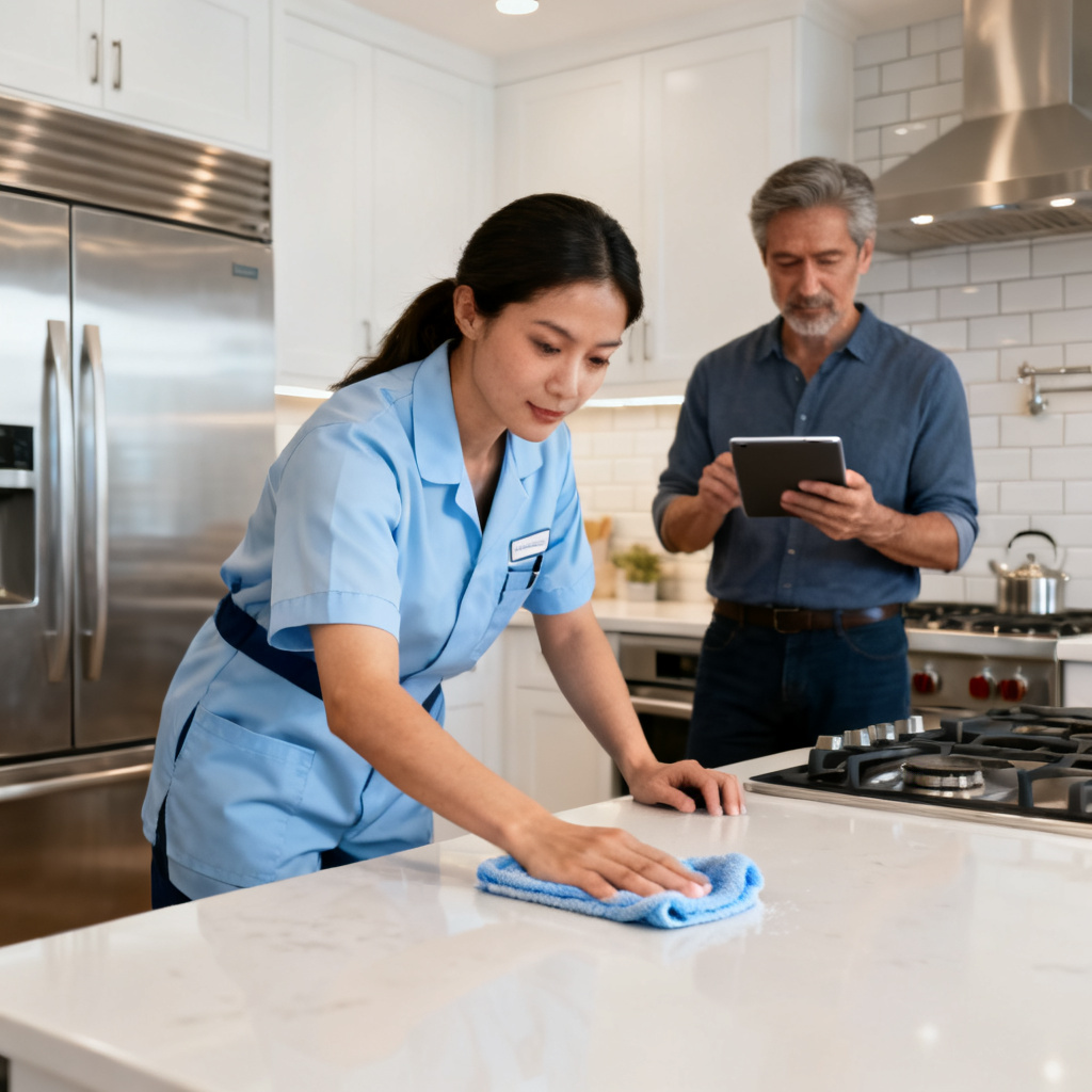 residential cleaning services cost by manager