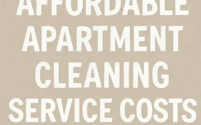 Budget Clean: How much does apartment cleaning service cost?