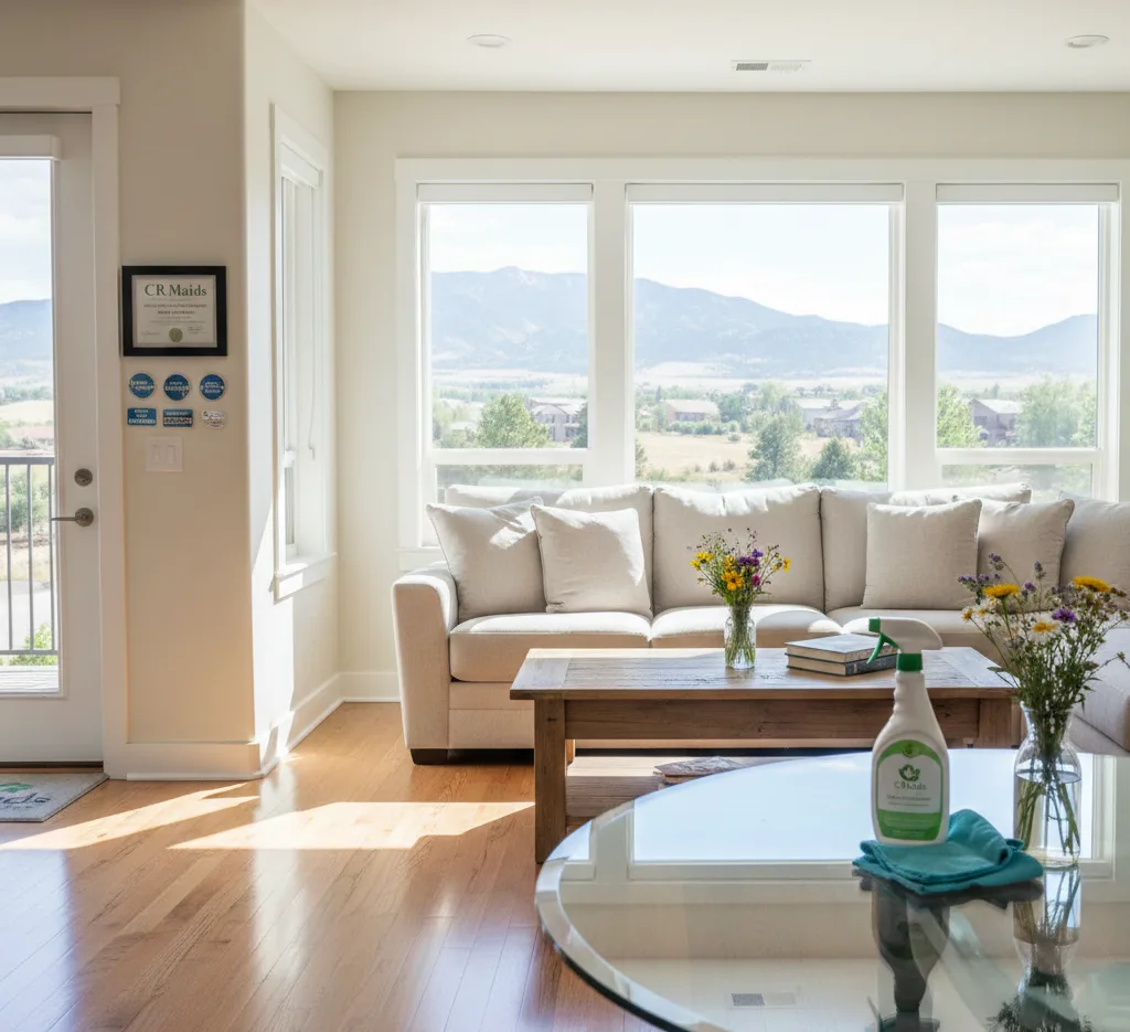 Where to Find House Cleaning Services in Colorado Trusted Local Cleaners Professional house cleaning services in Colorado by CR Maids, featuring a clean and well-maintained home interior in the Denver metro area.