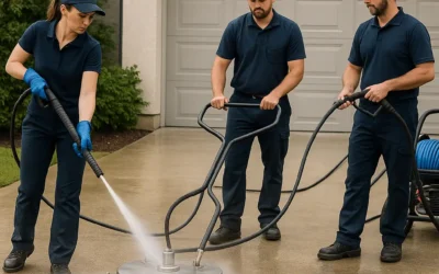 How to Clean a Driveway with a Pressure Washer? CR Maids