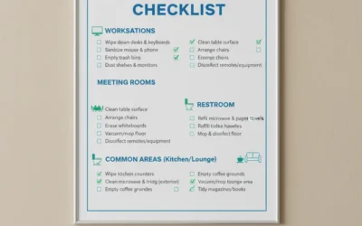 What Should Be Included in an Office Cleaning Checklist? CR Maids