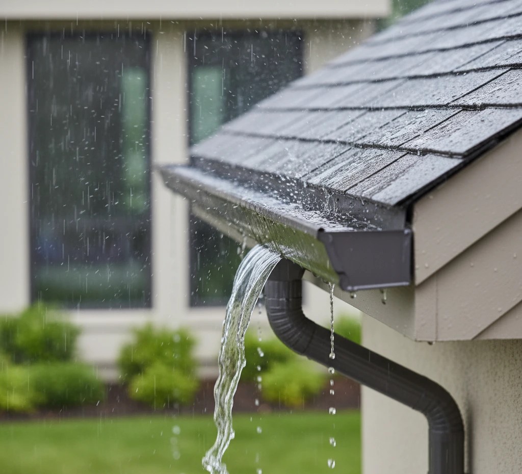 Why Is Gutter Maintenance Important with flowing water, & debris-free