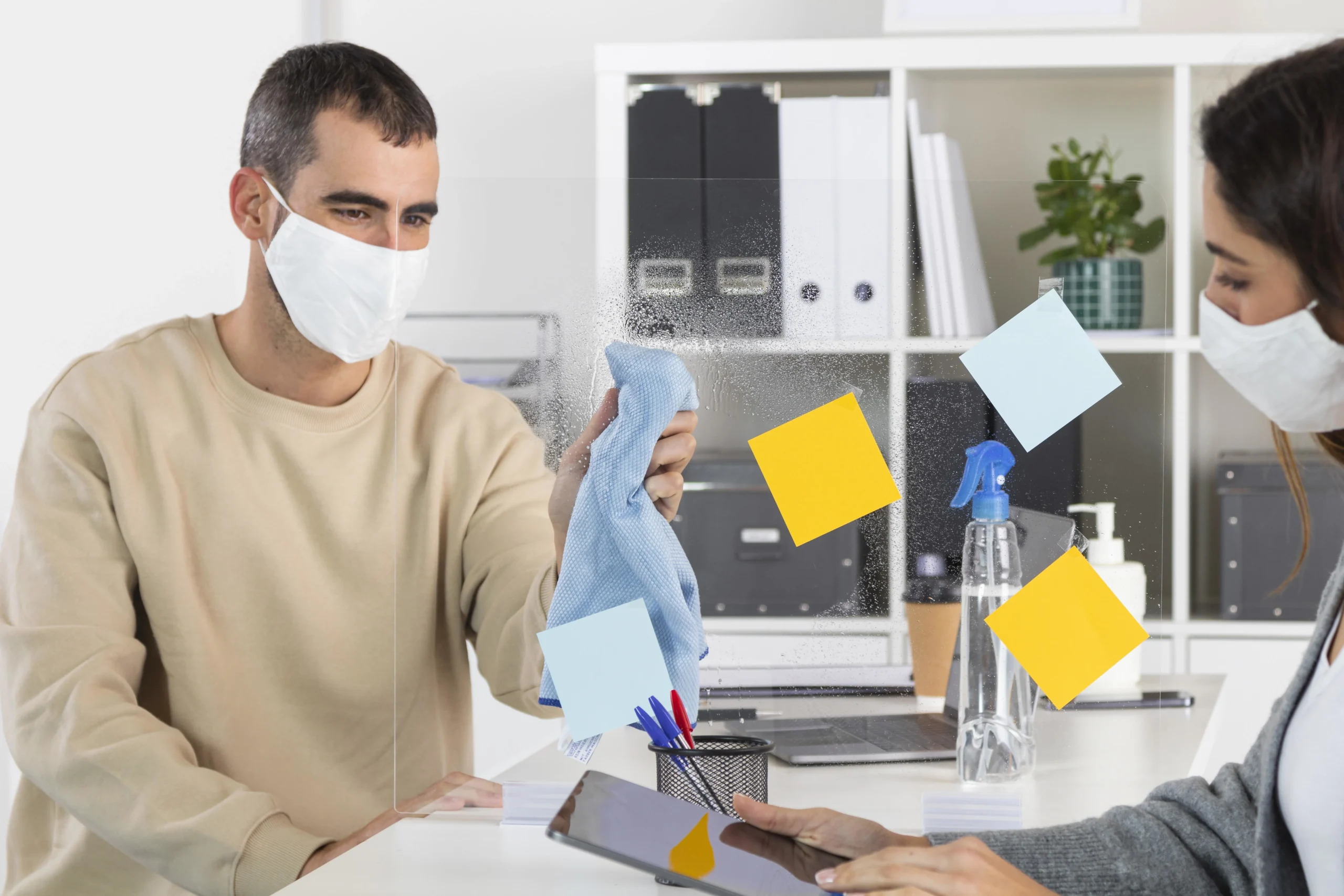 What is a g good office cleaning checklist with daily, weekly, and monthly tasks for a safe and hygienic workplace
