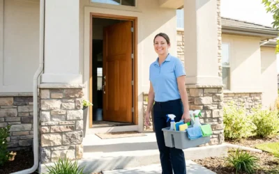 Do house cleaners bring their own supplies in Castle Pines Villages?