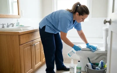 How Bathrooms Are Sanitized During Vacation Rental Cleaning