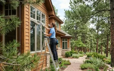 How often should you clean your windows in Castle Pines