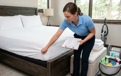 What Cleaning Steps Are Prioritized During Same-Day Vacation Rental Cleaning