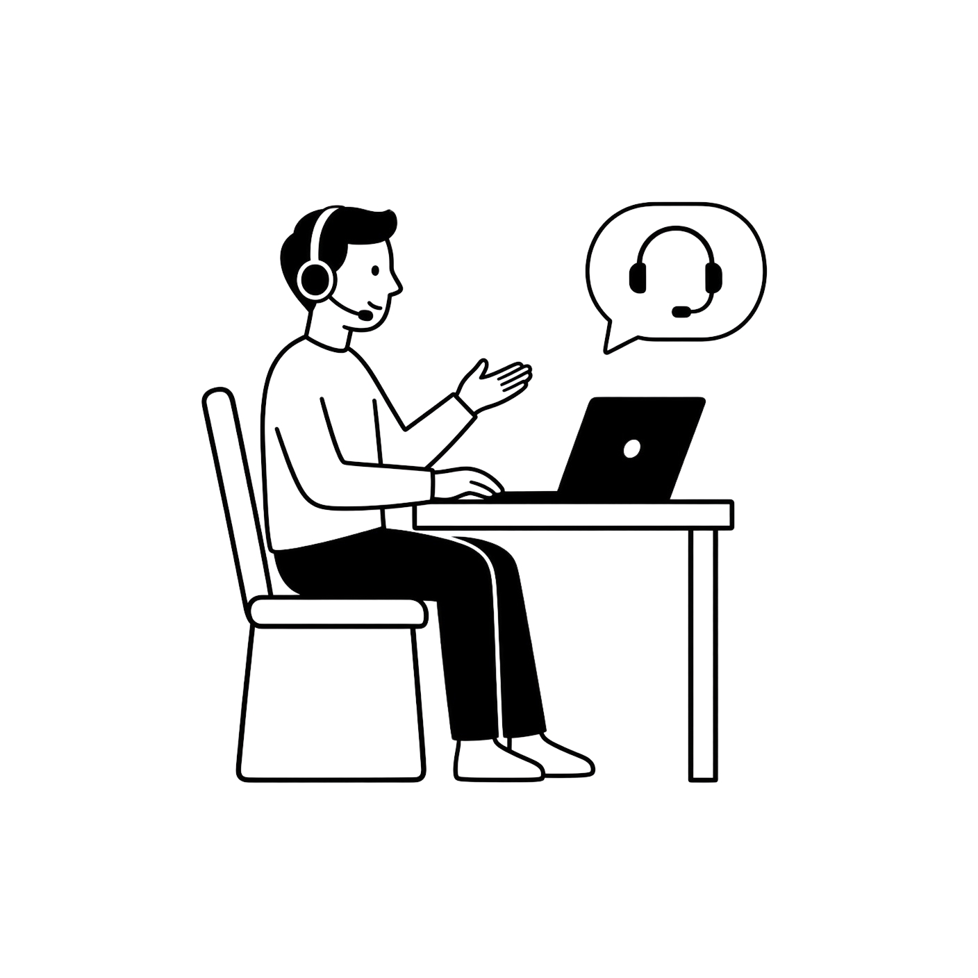 CR Maids customer support representative helping a client